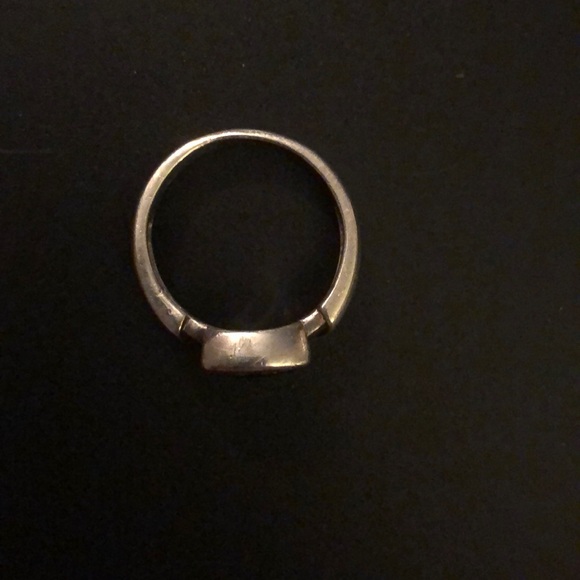 .925 Sterling Silver ring with Onyx - Picture 4 of 4